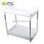 New plastic kitchen storage stool telescopic drawer Kitchen shelf