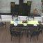 1+8 Cast Aluminium rectangle table and chairs