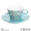 Hot sale Ceramic Stoneware indoor decoration cup and saucer flower pot
