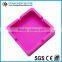 Colourful square shaped cigarette ashtray