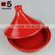 10"red color ceramic cooker stoneware tagine set