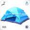 Two Door Fiberglass Poles Polyester Fabric Camping Tent for Family