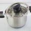 Hot Selling Tall Metal Stainless Steel Soup Pan Sause Pot