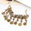 Belly dance tribal ethnic antique bracelet with coins