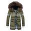 2016 top quality wind proof mens parka winter jacket with fur hood parka jackets wholesale blank
