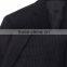 2015 high quality men's business suit with 100% wool stripe fabric office uniform design for men