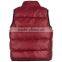 Wholesale Polyester Padded Sleeveless Jacket Winter Vest With Checked Lining fabric