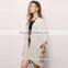 Embroidered half sleeve women coat jacket custom made clothing