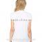 high quality women short sleeve V neck wholesale t shirts for sale
