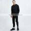 Oversized pullover hoody black and grey combination hoodie hoodies blank