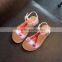 S16884A girls new design fashion flat summer sandals 2017