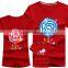 Wholesale Printing Bule Family Matching T-Shirt