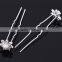 Wholesale 2-7/8" Rhinestone Flower Charm Wedding Hairpins
