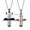 New Fashion necklace for couple stainless steel pendant necklace