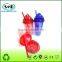 High Quality Summer Drinkware Wholesale Double Wall Plastic Tumbler with Straw Lid
