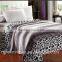 Best sell new design flannel fleece blanket 100 polyester flannel throw,raschal bedding set