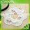 Organic cotton super soft high quality flower shape baby bib