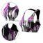latest design full sublimation Removable pads sports bra