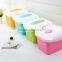 Colorfur plastic storage container box with lid