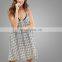Ladies elegant Tank Style Sexy Women Casual Dress For Summer Sleeveless Chiffon Printed Tile Print Striped Beach Dresses