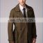 Spring Fashion Men's Windproof Trench Coat with Midtie