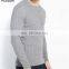 Best design long sleeve t shirt as cotton blended fabric knit sweater pullover top of unbranded wholesale mens clothing