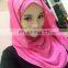 2016 new fashion Elegant Women Plain Long Chiffon with diamond Hijabs Arab Dubai Muslim Scarf