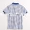 Yihao Trade assurance Boy's sport Navy stripe jersey casual polo t shirt