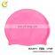 Kids Sports Silicone Material Swim Cap Flexible Durable Swimming Hat Black Yellow