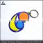 Keychain Soft Rubber custom Logo Emblem Ring Keyfob