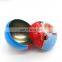 christmas empty gift tin ball,candy packing tin ball