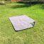Outdoor leisure camping mat with polar fleece fabric for picnic, hiking, camp
