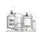10bbl 15bbl turnkey automatic beer brewing machine hotel brewery?equipment brewhouse system for micro brewery