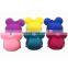 New Cute Women Bag Mickey Mouse Big Ear Bow Coin Bags Silicone Wallets