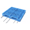 single faced HDPE Grid Plastic Pallets for directly stacking goods