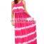 Loose Sleeveless Women Plus Size Tie-dye Summer Dress Ladies Casual Sexy Slip Dress Maxi Dress