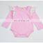 2019 new black white Striped rompers Infant Toddler Flutter Sleeve Romper Baby Unique bodysuits