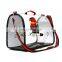 Bird travel takeaway travel cage PVC transparent breathable bird cage parrot handbag
