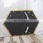 Hot sale hexagon decorative wall stainless steel framed metal bathroom wall mirrors