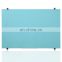 Office wall mounted clear tempered glass panel magnetic dry erase whiteboard
