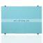 Office wall mounted clear tempered glass panel magnetic dry erase whiteboard