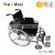 steel frame manual foldable china pedal wheelchair for sale