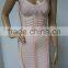 Summer Dress 2015 New Women Elegant And Sey Nude Sleeveless Evening Party Bandage Dress Bandage Bodycon Women Wearing