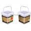 Clear IML Chicken Rabbit Anmials Feed Container Square Plastic Bucket with Lid for Sale