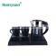 Honeyson 0.6L welcome tray set double wall hotel electric kettle 304SS