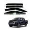Custom 4psc/set car extior accessories side door car sun visor rain Window rain visor For Toyota HILUX REVO 2021