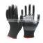 Garden Gloves 13G Polyester Nitrile Coated Auto Repair Work Safety Gloves Industrial Gloves