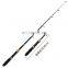 Amazon hot sales mini fishing rod 1m-2.3m glass pocket fishing rod XH super hard  fishing rod