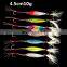 Amazon Hot Selling 7g 10g 20g 25g 30g 40g 60g Wholesale Casting  Fishing Metal Fish Bait with two hooks  jig lure JIG LURE