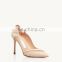 New latest net manufacturer shoes design handmade high heels pointed toe heel women court shoe sandals
